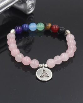 White Pine Stone Beads Energy Love Bracelet