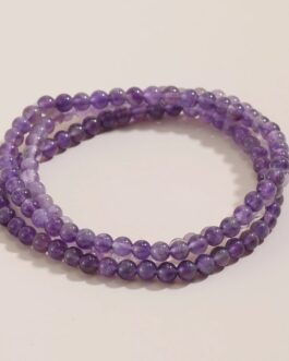 Energy Meditation Natural Stone Hand Beaded Bracelet