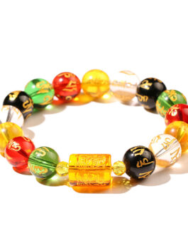 Six-character Mantra Earth And Five Elements Bracelets