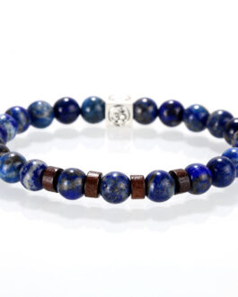 Blue Lapis Lazuli Lucky Beaded Energy Stone Bracelet