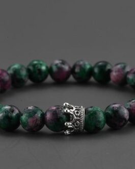 Agate Crown Energy Volcanic Stone Bracelet