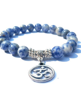 White Point Blue Energy Stone Bracelet