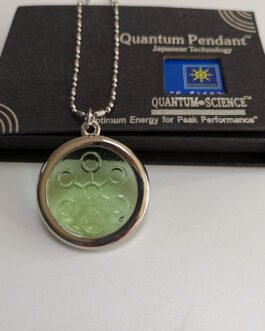 Green Glass Energy Pendant