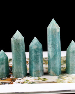 Natural Crystal Pillar Energy Stone