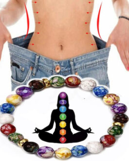 Colorful Yoga Balance Energy Beads Volcanic Stone Bracelet