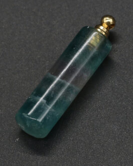 Natural Stone Necklace Perfume Bottle Pendant