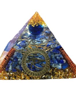 Crystal Gravel Energy Tower Pyramid Ornament