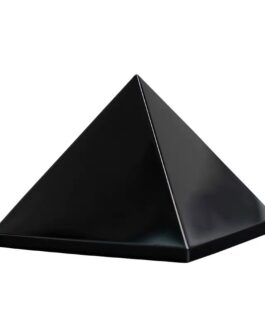 Natural Obsidian Decoration Energy Pyramid