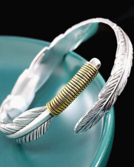 Retro Feather Men’s Fashion Bracelet