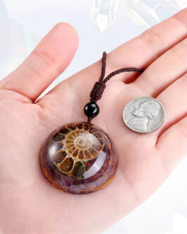 Amethyst Spiral Energy Magnetic Pendant