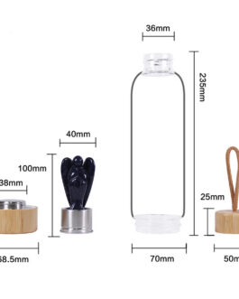 Decorative Energy Glass Tea Cup Sports Water Bottle