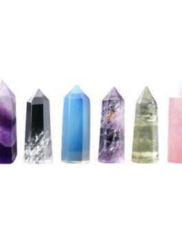 Natural Crystal Pillar Hexagonal Raw Stone