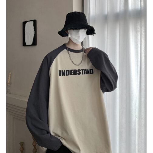 Contrast Raglan Long Sleeve T-shirt - Image 8