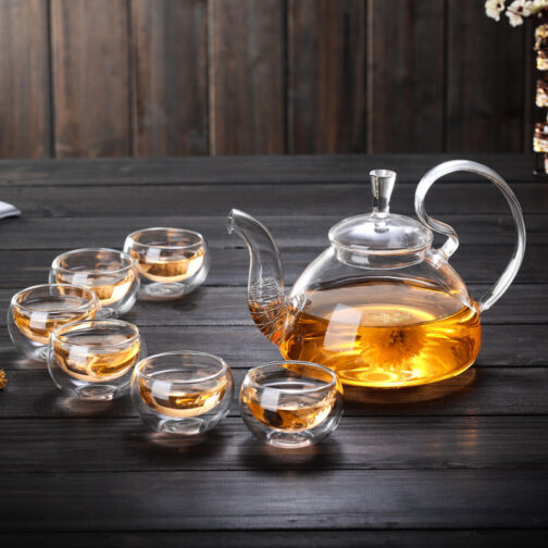 Glass Tea Set Suit With Tea Tray Kung Fu Tea Set - Image 6