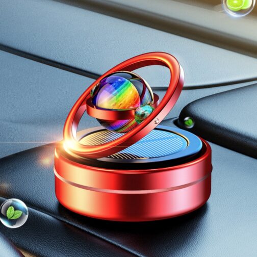 Solar Energy Car Mounted Perfume Auto Rotating Pendulum