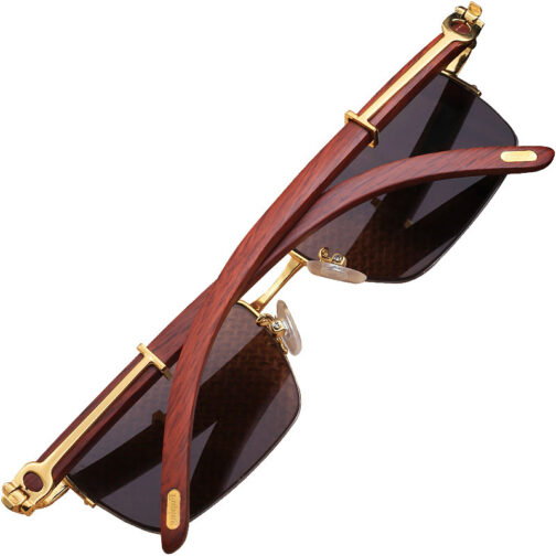 Crystal Wood Leg Sunglasses - Image 2