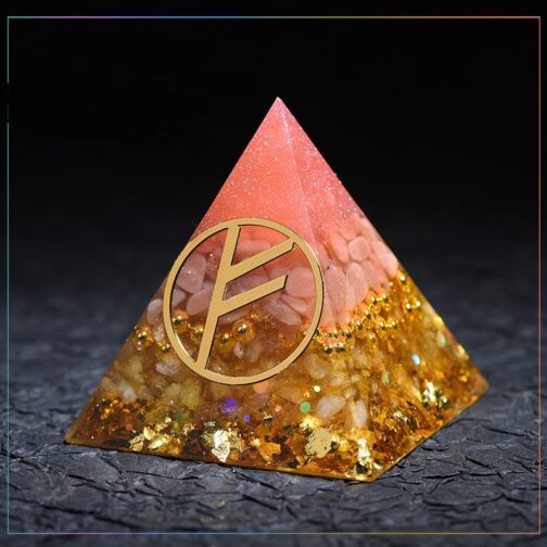 Crystal Gems Ornaments Simple Runes Lucky Fortune Transfer Aogang Energy Tower - Image 8