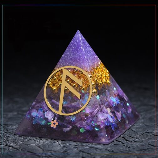 Crystal Gems Ornaments Simple Runes Lucky Fortune Transfer Aogang Energy Tower - Image 9