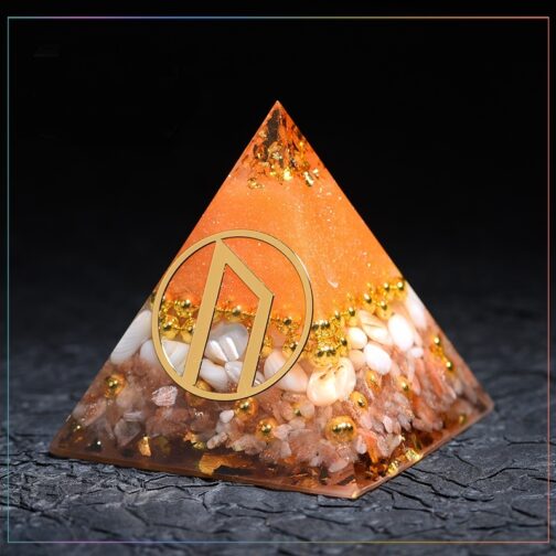 Crystal Gems Ornaments Simple Runes Lucky Fortune Transfer Aogang Energy Tower - Image 6