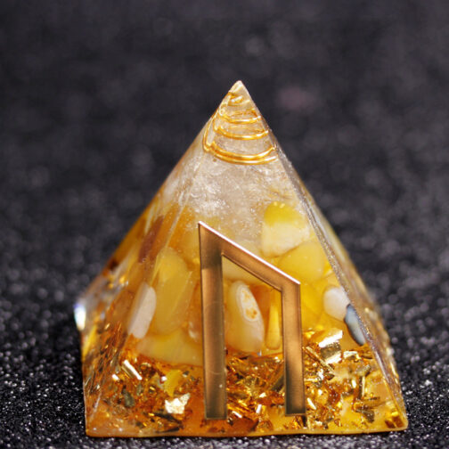 Rune Crystal Epoxy Ogan Energy Pyramid Decoration - Image 8