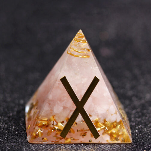 Rune Crystal Epoxy Ogan Energy Pyramid Decoration - Image 6