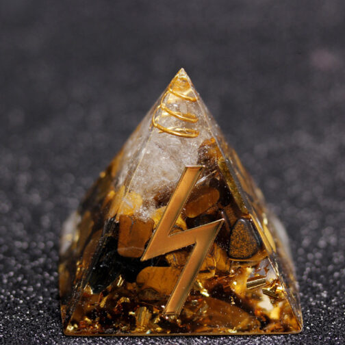 Rune Crystal Epoxy Ogan Energy Pyramid Decoration - Image 3