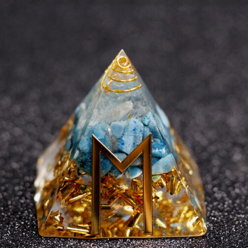 Rune Crystal Epoxy Ogan Energy Pyramid Decoration - Image 4