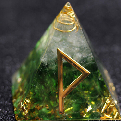 Rune Crystal Epoxy Ogan Energy Pyramid Decoration - Image 7