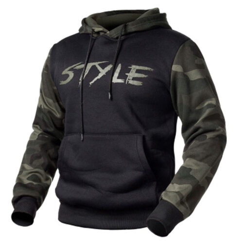 Men's Camouflage Hooded Pullover Sweatshirt