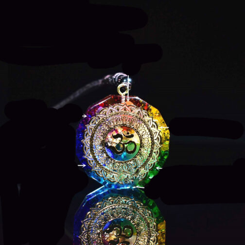 Geometry Chakra Energy Meditation Energy Pendant Necklace - Image 3