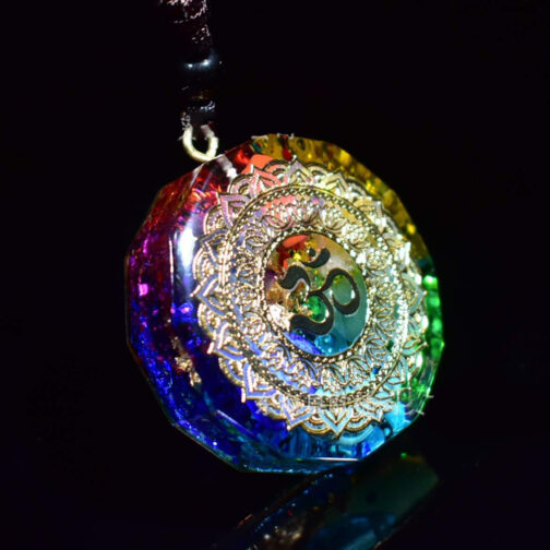 Geometry Chakra Energy Meditation Energy Pendant Necklace - Image 2