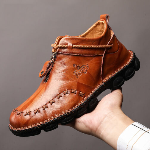 Martin Hand-Stitched Men'S Leather British Short Boots - Image 2