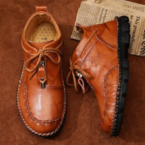 Martin Hand-Stitched Men'S Leather British Short Boots - Image 4