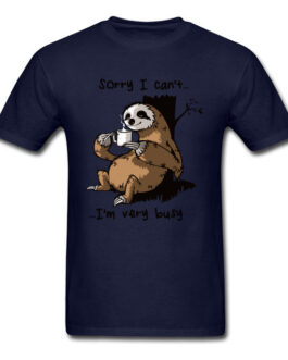 Very Busy Sloth Men’s T-shirts