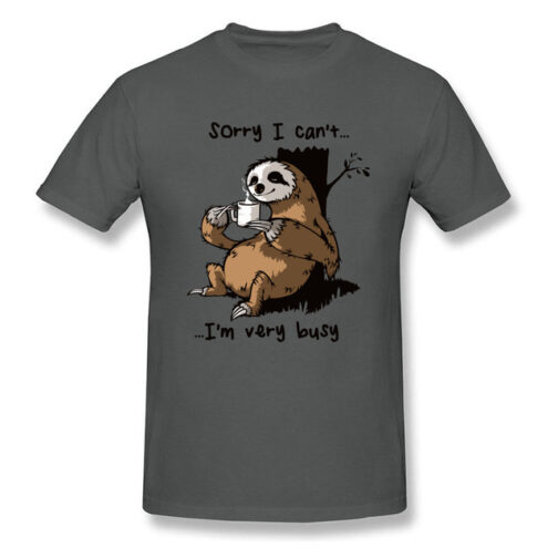 Very Busy Sloth Men's T-shirts - Image 10