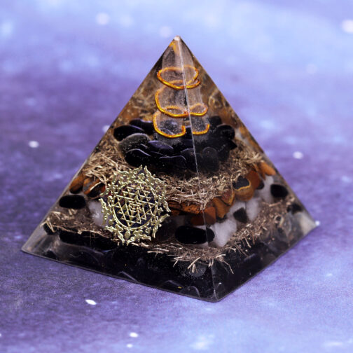 Environment Ornaments Seven Chakras Natural Crystal Crushed Stone Energy Tower - Image 7