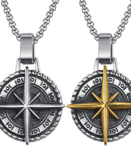 European And American Vintage Stainless Steel Cross Necklace Jewelry