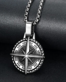 European And American Vintage Stainless Steel Cross Necklace Jewelry