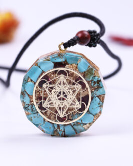 Natural Crystal Seven Chakra Pendant Jewelry