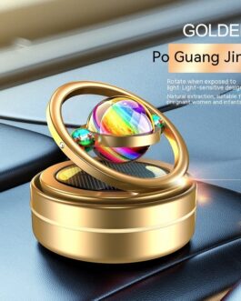 Solar Energy Car Mounted Perfume Auto Rotating Pendulum