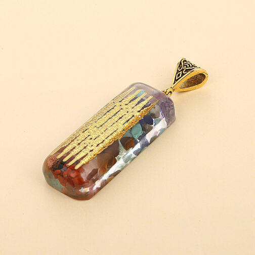 Retro Reiki Healing Energy Crystal Pendant - Image 3