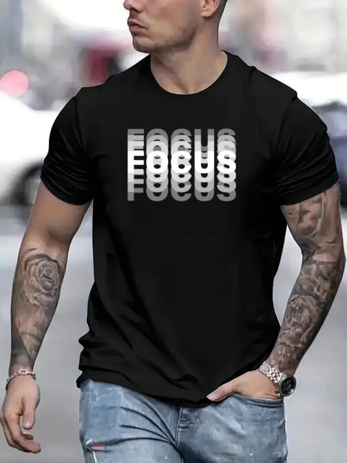 Printed Men's Casual And Comfortable T-shirts - Image 2