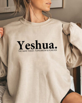 Vintage Yeshua Christian Sweatshirt Christian Apparel Faith