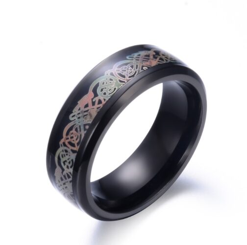 Titanium Steel Dragon Ring - Image 2