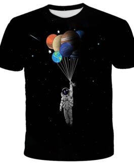 Digital Print Astronaut T-Shirt