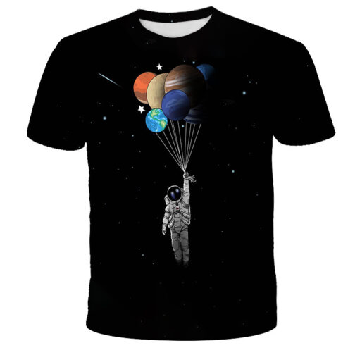 Digital Print Astronaut T-Shirt - Image 2