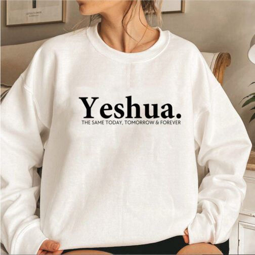 Vintage Yeshua Christian Sweatshirt Christian Apparel Faith - Image 9