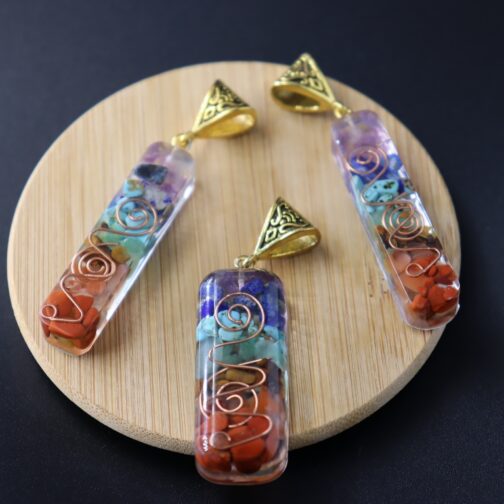 Retro Reiki Healing Energy Crystal Pendant - Image 6