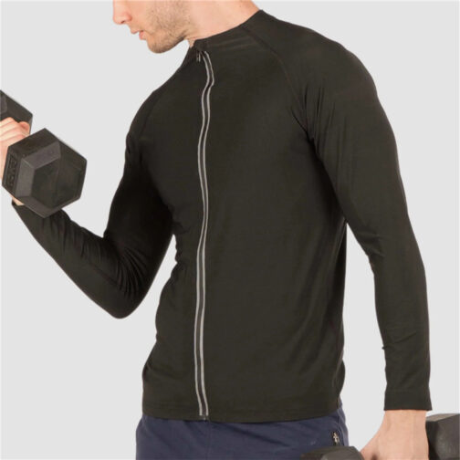 Men's Zip Vest Long Sleeve Short Sleeve - Image 2