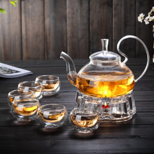 Glass Tea Set Suit With Tea Tray Kung Fu Tea Set - Image 5